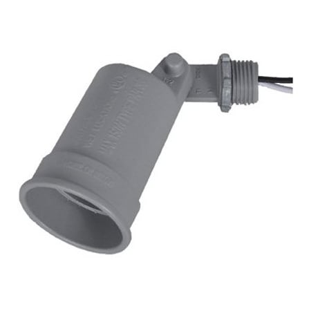 Hubbell ME GRY WP Porc Lamp LH150-2X